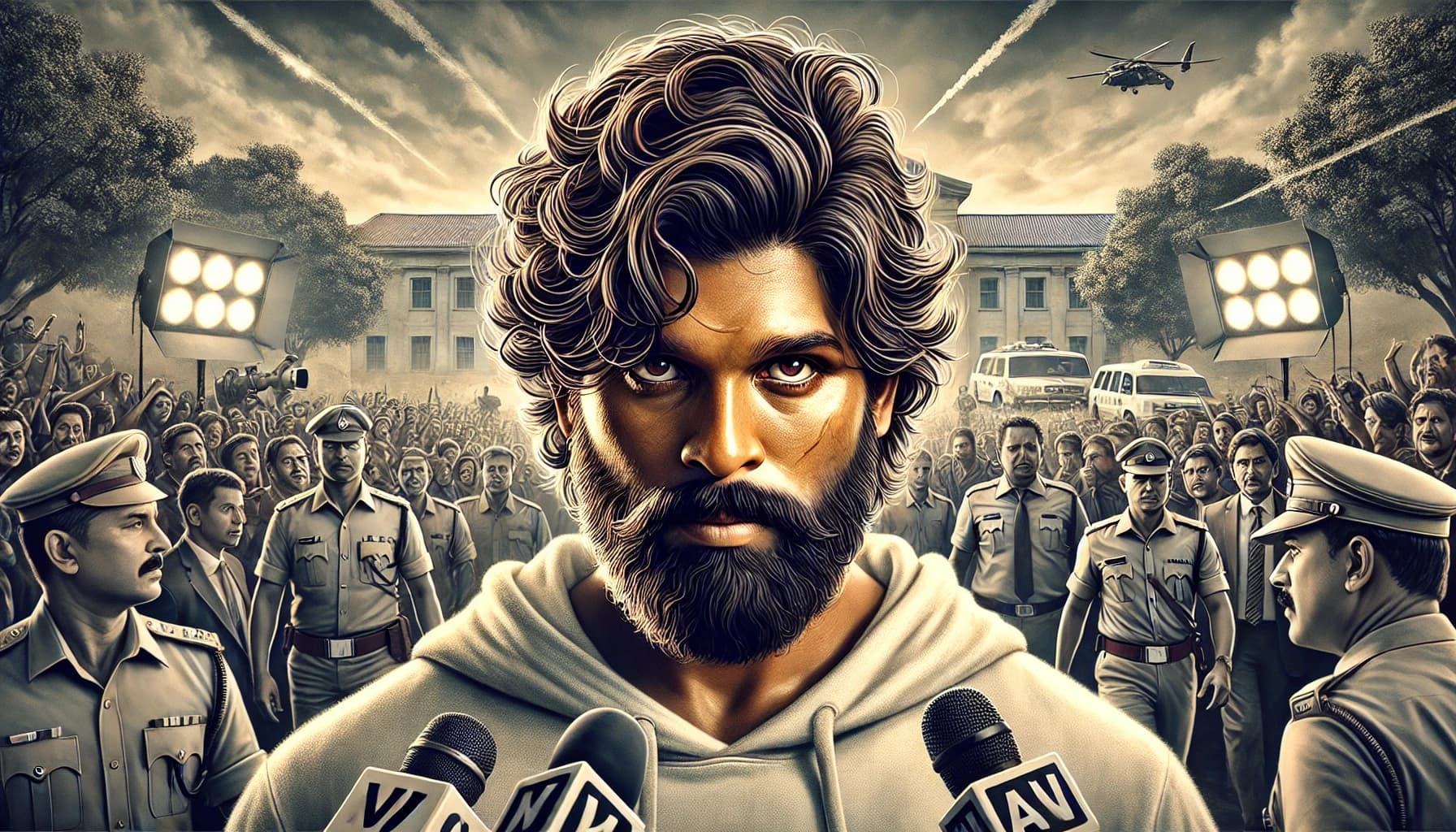 Pushpa 2 Screening Tragedy Allu Arjun’s Arrest Sparks Nationwide Debate on Celebrity Accountability and Event Safety cover image